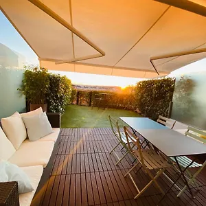 Luxury Flat Panoramic View - Swimming Pool - Parking - Terrace Nice